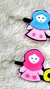 Gantungan kunci nama maksimal 7 huruf custom karakter