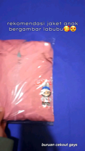 Jaket Parasit Anak Cewe & Cowo Terbaru Bergambar Labubu