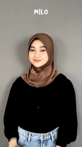 HIJAB SPORTY PET TEBAL SIZE S / HIJAB SEKOLAH JILBAB OLAHRAGA