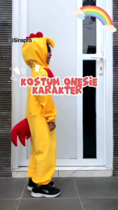 BAJU ONESIE DINO TOTORO KOALA JERAPAH PENGUIN STITCH SAPI COSPLAY KOSTUM PIKACHU KOSTUM