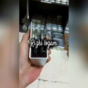 Roda pagar besi gantung 8cm Doubel bearing siap pakai