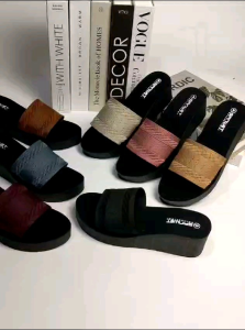 Arkn Sandal Wedges wanita Dewasa Selop import-132 terbaru2024