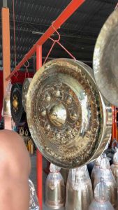 ฆ้องทองเหลือง 100cm +เเถมฟรีไม้ตี สลักชื่อเจ้าภาพฟรี ส่งฟรีทั่วประเทศ ✅