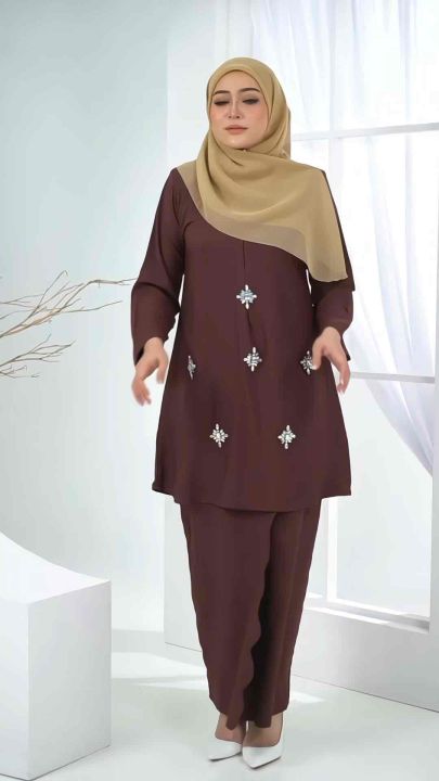 🔥(SIZE XS-5XL) TEMA SEDONDON BAJU KURUNG RICH BROWN / CHOCOLATE / COKLAT RAYA 2025 | SEDONDON KURUNG MODEN RIAU KEBAYA KEBARUNG PLAIN VIRAL PLUS SIZE BRIDESMAID PENGAPIT DINNER VIRAL KENDURI MURAH