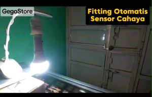 Fitting Otomatis Sensor Cahaya INFRA MERAH Fiting Lampu Tanpa Kedip 100W
