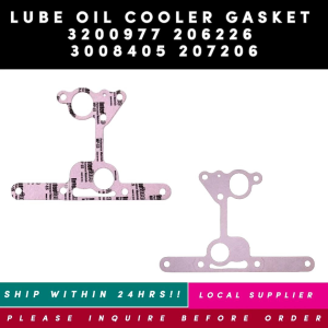 LUBE OIL COOLER GASKET 3200977 206226 3008405 207206 [LIMITED STOCK. READY TO SHIP WITHIN 24HRS.] FOR CUMMINS ENGINE GENERATOR