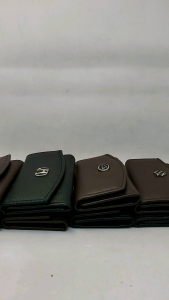 Dompetkoe Dompet Gatntungan Kunci Mobil dan Motor STNK Model Kancing Oval Bahan Premium Distro Berkualitas