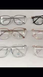 (Happy hour toy’s)Oversized Frame  Square Anti Blue Light Glasses Fashion Anti Radiation Eyeglasses