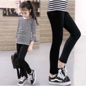 Kids Legging Plain Black / Plain Black Legging Cotton (1y-12y)