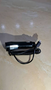Saver Car Charger Micro USB Kabel Tunggal Spiral Casan Mobil