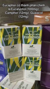 Eucaphor lọ 40 viên hỗ trợ ho đau họng làm ấm đường hô hấp