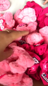 kuncir amak warna ikat rambut wanita dewasa korea merah pink hijau putih biru ungu