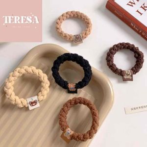 【TERESA】B46 INS风卡通小熊发圈 INS Style Cartoon Bear Hair Ring 可爱弹力发绳/百搭发饰