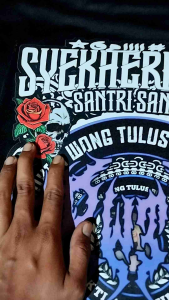 baju santri KAOS SYEKERMANIA santri milenial kaos sholawat
