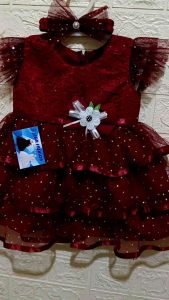 baju bayi perempuan susun usia 6-12bln