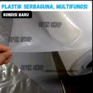10m x 4m. Plastik Kolam Ikan Atap Green house Budidaya Tutup Penutup Pelindung Barang Tanaman ternak peternak.