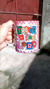 Bible Verse 3D Effect With Gift Box label |Highquality print| 3DDesign Mug NOT EMBOSSED I Reusable Ceramic/ Token