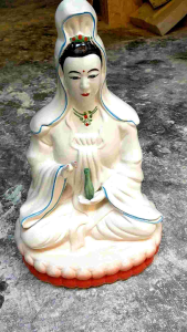 Tượng gốm Quan Âm Bồ Tát 41cm