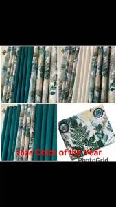 RLM- 3in1 Elegant Teal Color of the Year 2026 Ring Curtain ( 7ft)) sold per piece / set.