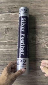 (มาใหม่) XP2 silver ขนห่าน คุณภาพดี เกรดแข่งขัน วิถีดี มีความคงทนสูง  ปีกเต็มใบ ขนหนา speed 75