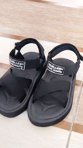 ARH / Sandal Gunung Anak Laki-Laki Model Silang Usia 1-10 Tahun - Warna Hitam Polos