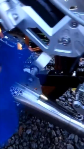 Knalpot Racing AUN Ujung Hitam 50mm Silincer Only