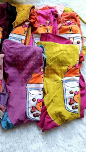 Jilbab Anak Motif Boba Beruang Kerudung Karakter Bear Hijab Jersey Anak