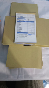 Nota custom 1 RIM 3 Ply (isi 50 set 150 lembar) free desain Y&H Yudha Grafika