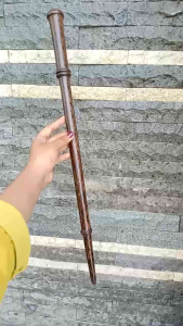 Tongkat komando kayu Liwung hitam original 60cm C358
