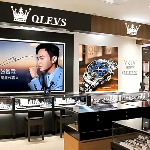 OLEVS Jam Tangan Pria Anti Air Original Kulit Terbaru Luxury Chronograph Watch Men Multifungsi COD