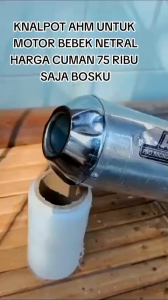 Knalpot Ahm Jupiter Vega Supra Revo Smash