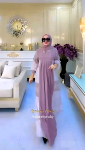 READY REALPICT AYODRA DRESS GAMIS RUBY TERBARU GAMIS KEKINIAN DRESS KONDANGAN BAYAR DI TEMPAT