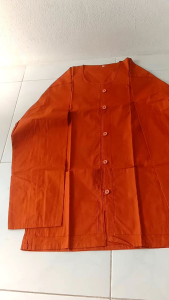 เสื้อเเขนยาวพระ เสื้อเเขนยาวผ้าซัลฟลอไรซ์ เสื้อพระสงฆ์