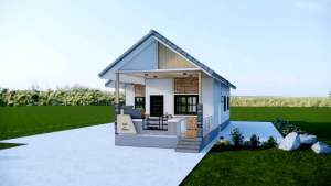 แบบจั่วร้านอาหาร 1 ชั้น