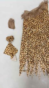 READY STOCK Cosplay Kids Children Tarzan Boy Jungle Boy Costume African Movie Character Story Book Character Halloween