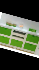 READY STOK Meja Tv Rotan Minimalis Lemari Rotan Sintetis 3 Laci Rak Buku Susun Lemari Plastik Murah