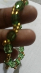 Kerajinan tangan Gelang Manik green monte