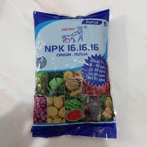 NPK 16 16 16 PAK TANI ORIGIN RUSIA KEMASAN PABRIK 1 KG