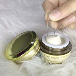 OxyGlow Night Cream dengan Retinol Whitening Krim Malam (Flek/Kusam/Acne) Skincare BPOM