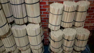 Tusuk Sate Kentang Spiral 40 cm tebal 4 mm isi 100 pcs runcing & tumpul//Tusuk Buket//Tusuk Sate Serbaguna