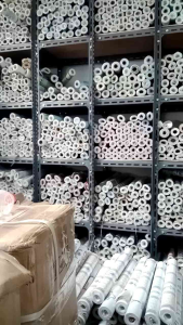 PAKET 3ROLL HARGA LEBIH MURAH Wallpaper Motif Batik Gold Abu Dasar Biru Langit PVC Full Lem Perekat Natural Minimalis Premium Kekinian Ruang Terbaru TERMURAH COD Decorasi Dinding