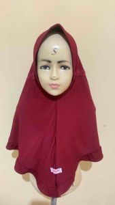 febia - Jilbab / Hijab Sekolah Instan Anak jersey premium/ jilbab anak kerudung anak perempuan jilbab instan terlaris hijab anak murah