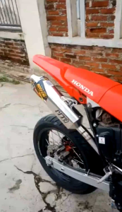 Knalpot Norifumi Rocket 4 Bore Up NEW Fullsystem KLX/CRF/WR155