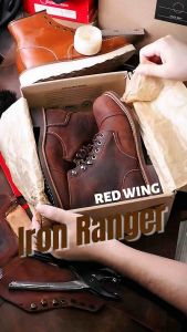 พร้อมส่งจากไทย รองเท้าบูท Red Wing Iron Ranger รองเท้าหนังหุ้มข้อ