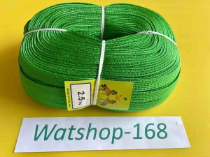 เชือกถักแบน เชือกร่มเปล์ เชือกร่มแบน 20 มิล ม้วนใหญ่ 100 เมตร 2.5 กิโล เกรดA