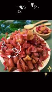 กุนเชียง เศษกุนเชียง 500 กรัม กุนเชียงไม่ได้ขนาด มันน้อยอร่อยมาก