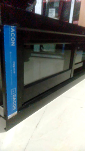 JENDELA SLIDING 2 daun UK T20xL100 komplit tinggal pasang