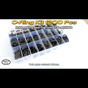 O-Ring Kit 1200 Pcs | Rubber Ring Seal Tightining + Box | HNBR
