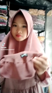 Hijab bergo pet rempel crinkle airlow