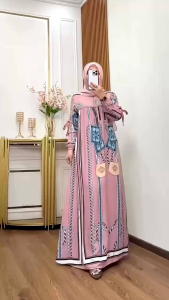 SAVIRA DRESS RAYON PREMIUM MOTIF TERBARU BEST SELLER GAMIS WANITA MUSLIM TERLARIS KEKINIAN ALLSIZE